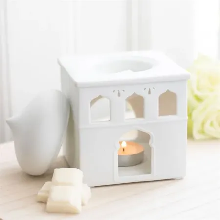 Quemador Wax Melt Mezquita Blanca