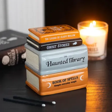 Quemador de Wax Melts "Biblioteca Encantada" 📚✨