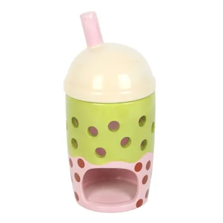 Quemador de Wax Melts "Bubble Tea Kawaii" 🧋💚✨