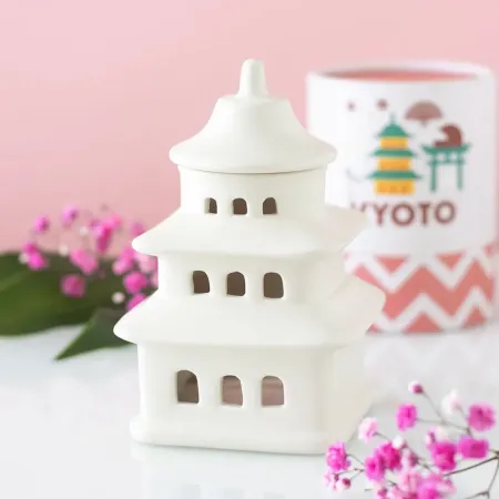 Quemador de Wax Melts "Pagoda de Kioto" 🏯🌸✨