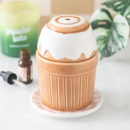 Quemador de Wax Melts "Cinnamon Roll" 🍥🤎✨
