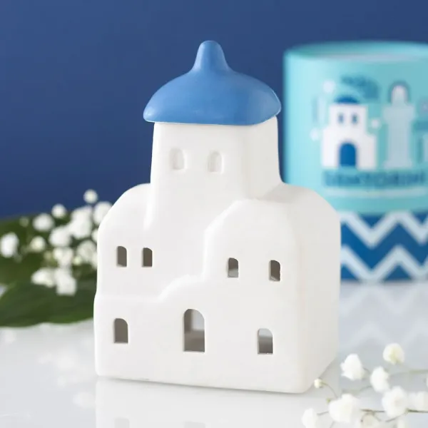 Quemador de Wax Melts "Sueños de Santorini" 🇬🇷💙✨