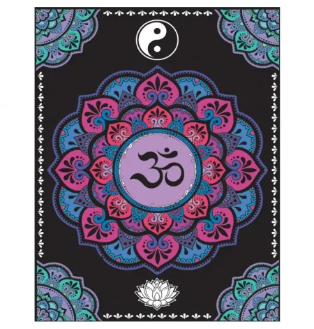 Cuadro para Colorear "Mandala Om de la Armonía" 🕉️✨