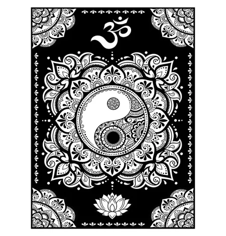 Cuadro para Colorear "Yin Yang de la Armonía" ☯️✨