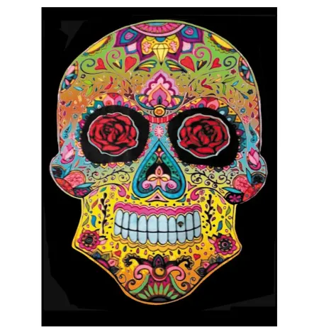 Cuadro para Colorear "Rosa Eterna" 💀🌹✨