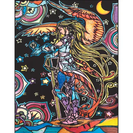 Cuadro para Colorear "Serafina, Guardiana de las Estrellas" 😇✨