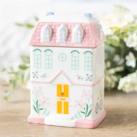 🏡🌸 Quemador Casita Floral para Wax Melts