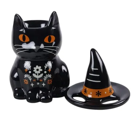 🐈‍⬛ Quemador de Wax Melts "Gato Brujito"